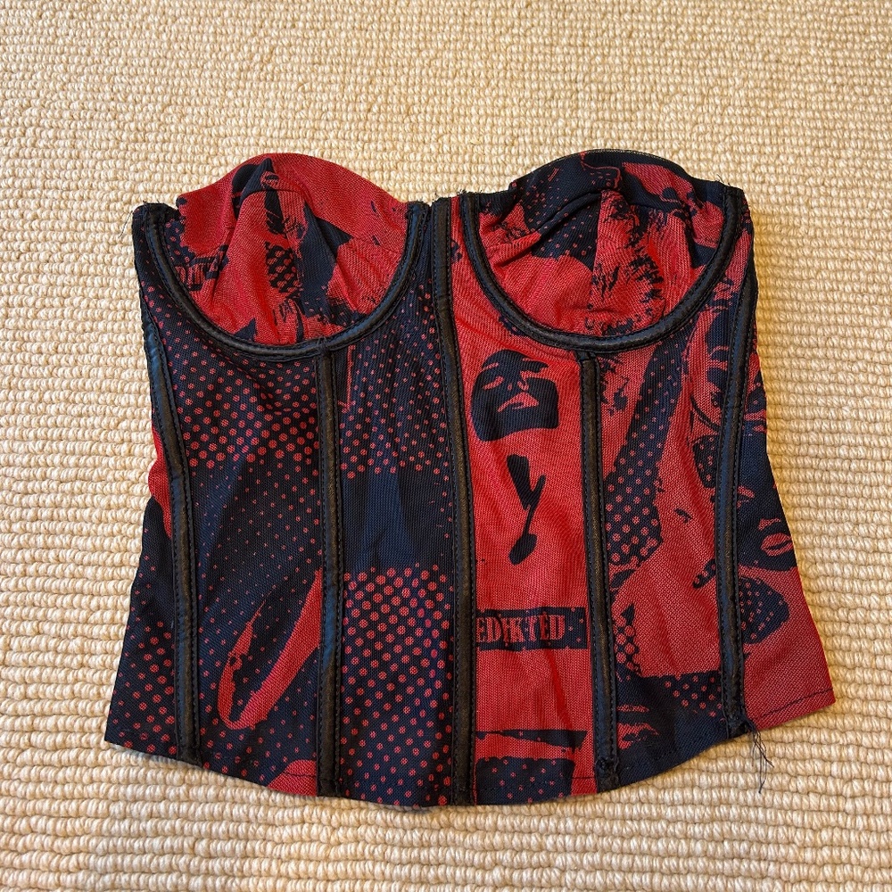 Edikted Corset Top Size M